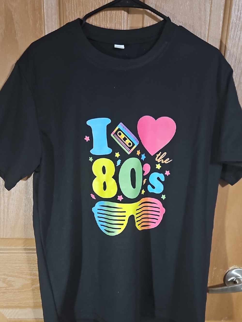 I Love the 80's Black Graphic Tee